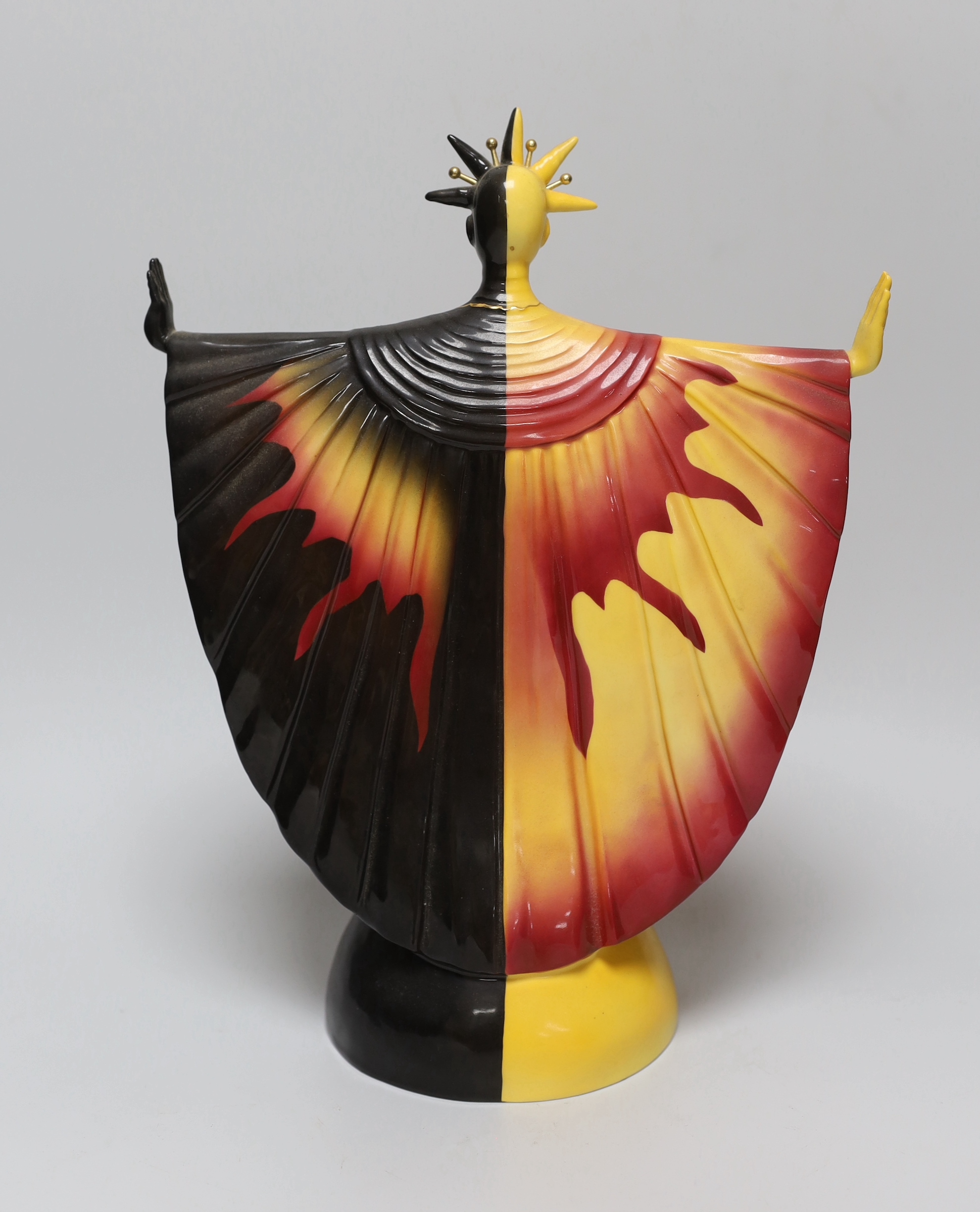 A Wedgwood Galaxy Collection 'Eclipse' figure, limited edition number 581, boxed, 31cm high